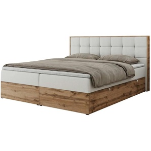 Boxbett mit Bettkasten Albero 1 ¦ weiß ¦ Maße (cm): B: 148 H: 104