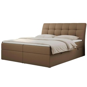 Boxbett mit Bettkasten Diegos ¦ braun ¦ Maße (cm): B: 180 H: 118