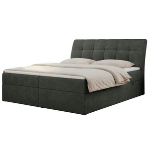 Boxbett mit Bettkasten Diegos ¦ grau ¦ Maße (cm): B: 200 H: 118