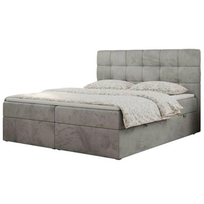 Boxbett mit Bettkasten Erni ¦ grau ¦ Maße (cm): B: 200 H: 110