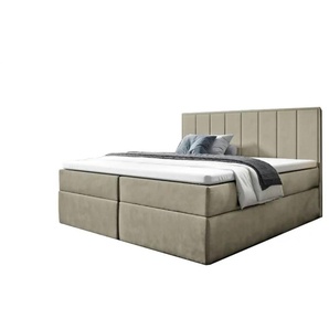 Boxbett mit Bettkasten Havana ¦ beige ¦ Maße (cm): B: 180 H: 110