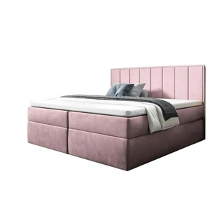 Boxbett mit Bettkasten Havana ¦ rosa/pink ¦ Maße (cm): B: 120 H: 110