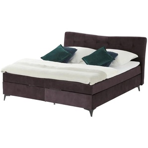 Boxbett mit Bettkasten Melrose - lila/violett - Materialmix - 182 cm - 109 cm | Möbel Kraft