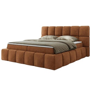 Boxbett mit Bettkasten Nira ¦ orange ¦ Maße (cm): B: 174 H: 113