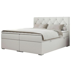 Boxbett mit Bettkasten - weiß - Materialmix - 140 cm - 118 cm | Möbel Kraft