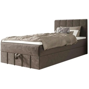 Boxbett mit Stauraum Bahama ¦ braun ¦ Maße (cm): B: 100 H: 102