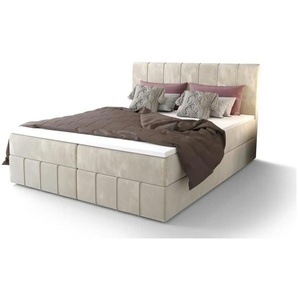 Boxbett mit Stauraum Bahama ¦ creme ¦ Maße (cm): B: 180 H: 102