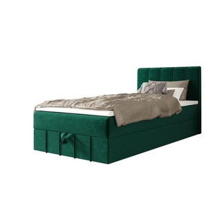 Boxbett mit Stauraum Bahama ¦ grün ¦ Maße (cm): B: 90 H: 102