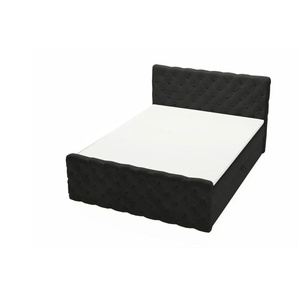 Boxbett mit Stauraum DS Lunaris | schwarz | 185 cm | 105 cm |
