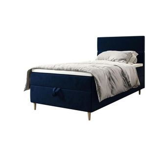 Boxbett mit Stauraum Flo ¦ blau ¦ Maße (cm): B: 120 H: 114