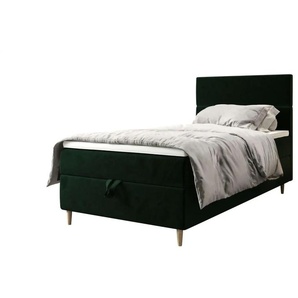 Boxbett mit Stauraum Flo ¦ grün ¦ Maße (cm): B: 120 H: 114