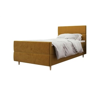 Boxbett mit Stauraum Flo Plus ¦ gelb ¦ Maße (cm): B: 100 H: 114