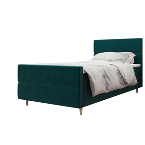 Boxbett mit Stauraum Flo Plus ¦ grün ¦ Maße (cm): B: 90 H: 114