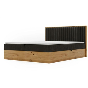 Boxbett mit Stauraum Forres ¦ schwarz ¦ Maße (cm): B: 165 H: 100