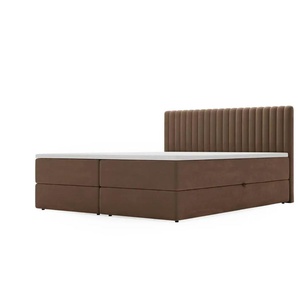 Boxbett mit Stauraum Maine ¦ braun ¦ Maße (cm): B: 185 H: 105