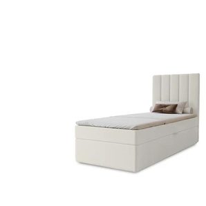 Boxbett mit Stauraum  Nelia ¦ weiß ¦ Maße (cm): H: 124