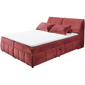Boxbett  Vauxhall ¦ rot ¦ Maße (cm): B: 183 H: 105 T: 235.0