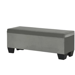 Boxi Bettbank mit Stauraum Boxi - grau - Materialmix - 123 cm - 47 cm - cm 42,0 | Möbel Kraft