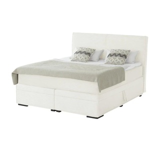 Boxi Boxspringbett mit Bettkasten Boxi Urban ¦ creme ¦ Maße (cm): B: 180 H: 125