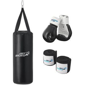 Boxsack Set 10kg (Boxsack Boxhandschuhe Bandagen & Deckenhalterung)