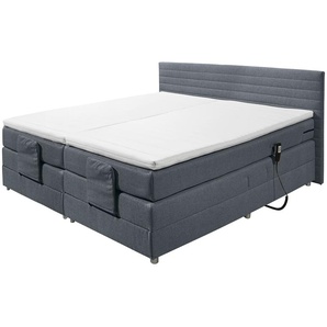 Boxspring-Motorbett  Carmen ¦ grau ¦ Maße (cm): B: 202 H: 93