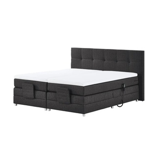 Boxspring-Motorbett Manolo 2 | grau | 202 cm | 112 cm |