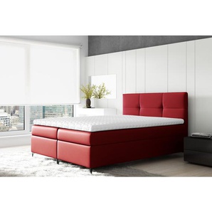 Boxspringbett Aleigha mit Topper und Bettkasten