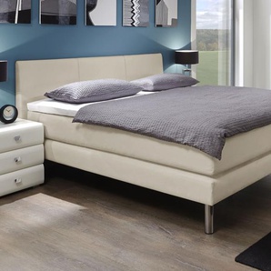Boxspringbett Asturina, braun, 140x200 cm, H3 bis 120kg