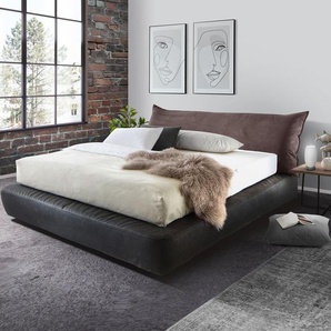 Boxspringbett Benice, anthrazit, 180x200 cm, H3 bis 100kg