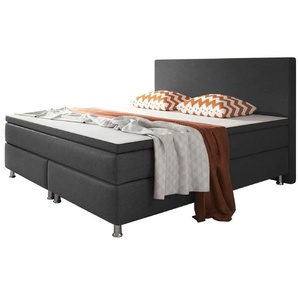Boxspringbett Berlin | grau | 180 cm | 115 cm |