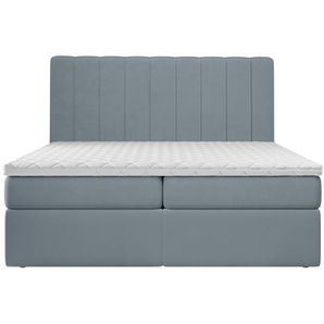 Boxspringbett Bobrow mit Topper und Bettkasten