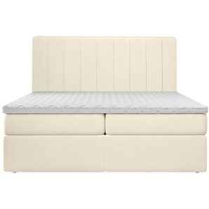 Boxspringbett Bobrow mit Topper und Bettkasten
