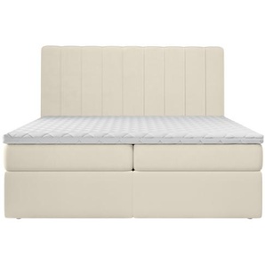 Boxspringbett Bobrow mit Topper und Bettkasten