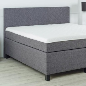 Boxspringbett BX 920, grau, 140 x 200 cm