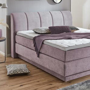 Boxspringbett BX2240 Ottawa, altrosa, 180 x 200 cm
