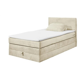 Boxspringbett - creme - Materialmix - 121 cm - 107 cm - cm 209,0 | Möbel Kraft