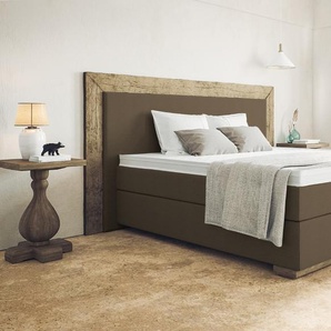 Boxspringbett Diego 240 x 210 cm Braun