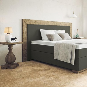 Boxspringbett Diego 240 x 220 cm Anthrazit