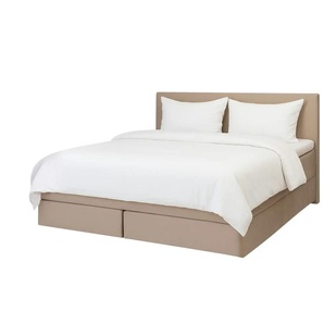 Boxspringbett 160x200 in beige Elin ¦ beige ¦ Maße (cm): B: 160 H: 105