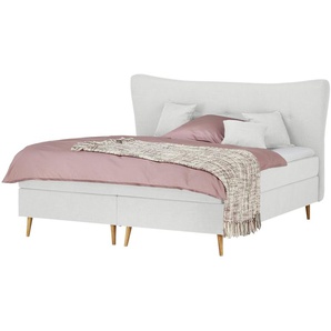 Boxspringbett  Ferill ¦ grau ¦ Maße (cm): B: 157 H: 122