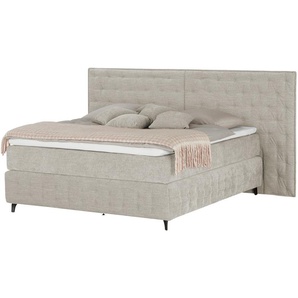 Kings and Queens Boxspringbett  Fjell ¦ beige ¦ Maße (cm): B: 280 H: 130