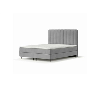 maison de rêve Boxspringbett   ¦ grau ¦ Maße (cm): B: 142 H: 120