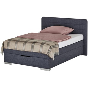 Boxspringbett mit Bettkasten Hackney ¦ blau ¦ Maße (cm): B: 161 H: 109