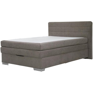 Boxspringbett mit Bettkasten Hackney ¦ braun ¦ Maße (cm): B: 141 H: 109