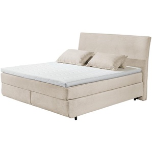 Boxspringbett  Kent ¦ creme ¦ Maße (cm): B: 185 H: 126