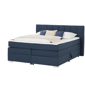 Boxspringbett  Kex 2.0 ¦ blau ¦ Maße (cm): B: 202 H: 111
