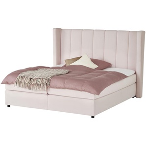 Boxspringbett  Lady ¦ rosa/pink ¦ Maße (cm): B: 198 H: 134 T: 207