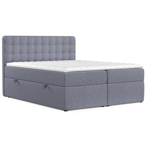 Boxspringbett Leim mit Topper und Bettkasten
