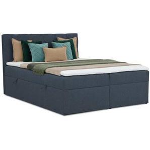 Boxspringbett Maher mit Topper und Bettkasten