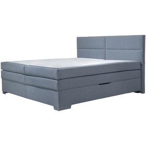 Boxspringbett  Manon ¦ grau ¦ Maße (cm): B: 166 H: 113 T: 208